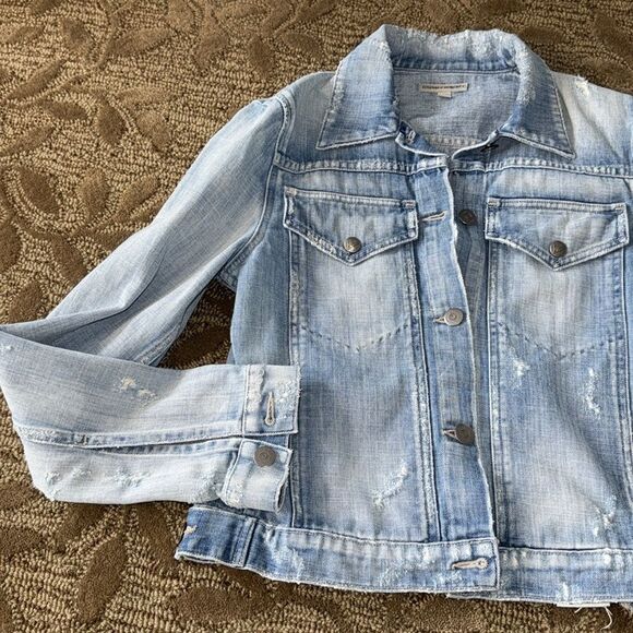 Citizens of Humanity Light Blue Denim Jacket, Small - Picture 8 of 8